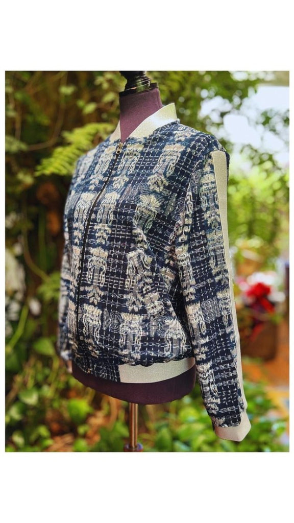 AnimazulDown to XjabelleDown to Xjabelle - Jaspe Jacket with applications