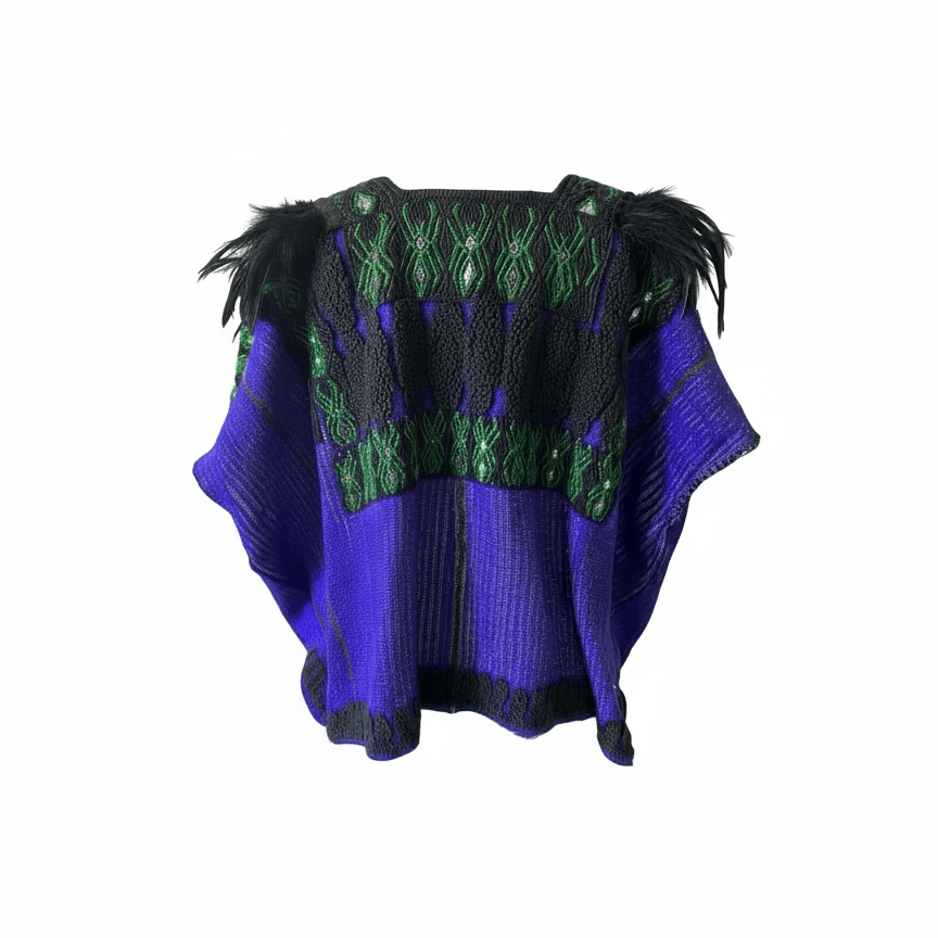 AnimazulDown to XjabelleDown to Xjabelle - Open Huipil with Feathers