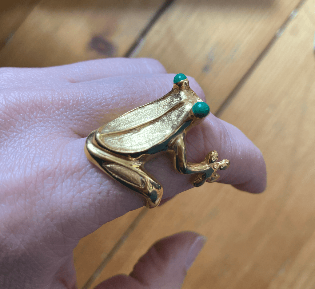 AnimazulEleonora VariniEleonora Varini - Brushed Gold Frogy Ring