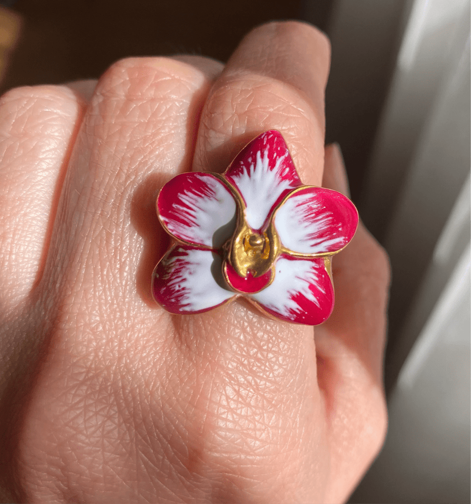 AnimazulEleonora VariniEleonora Varini - Tropical Orchid Ring