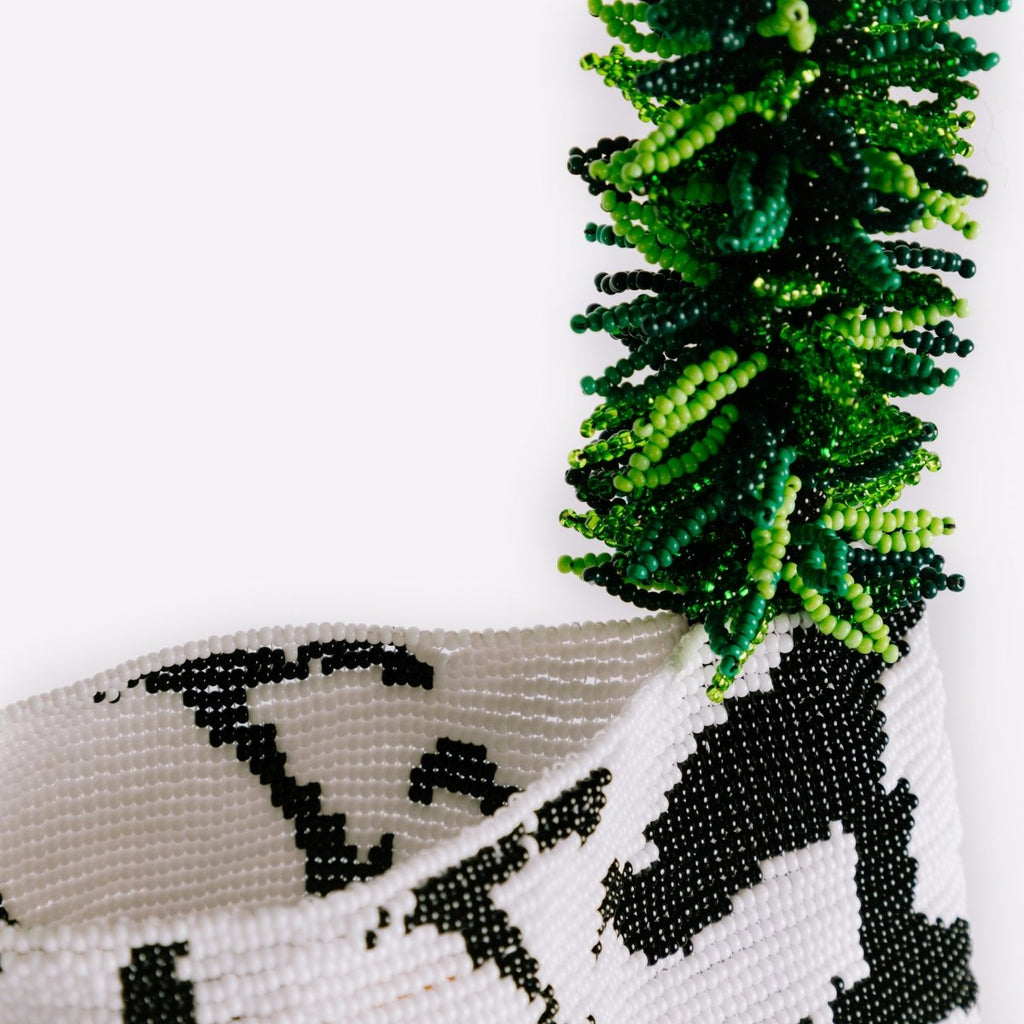 AnimazulSac de SoulSac de Soul - Clash of Prints - Black & White with Green