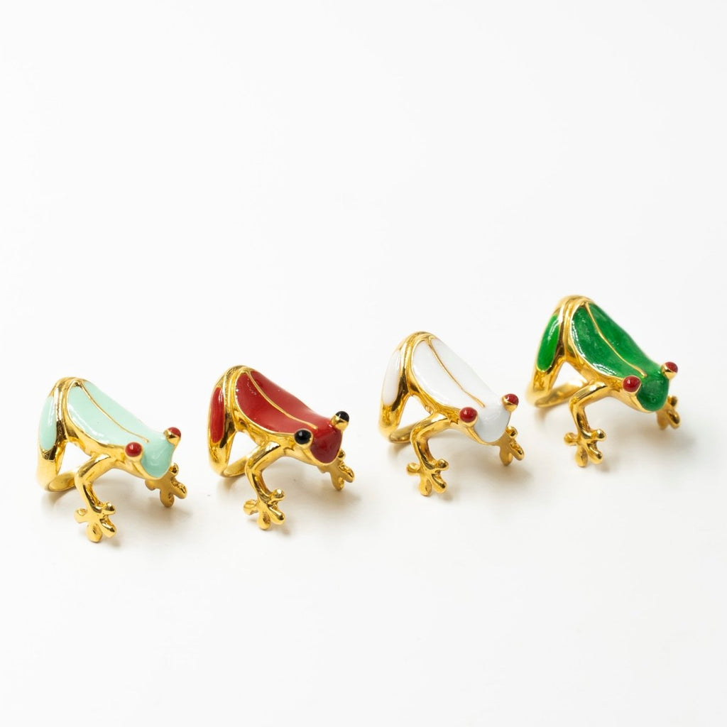 AnimazulEleonora VariniEleonora Varini - Deep Green Frogy Ring