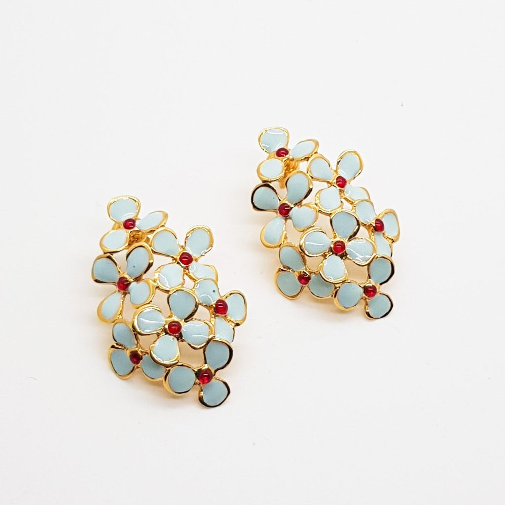 AnimazulEleonora VariniEleonora Varini - Hydrangea Long Earrings