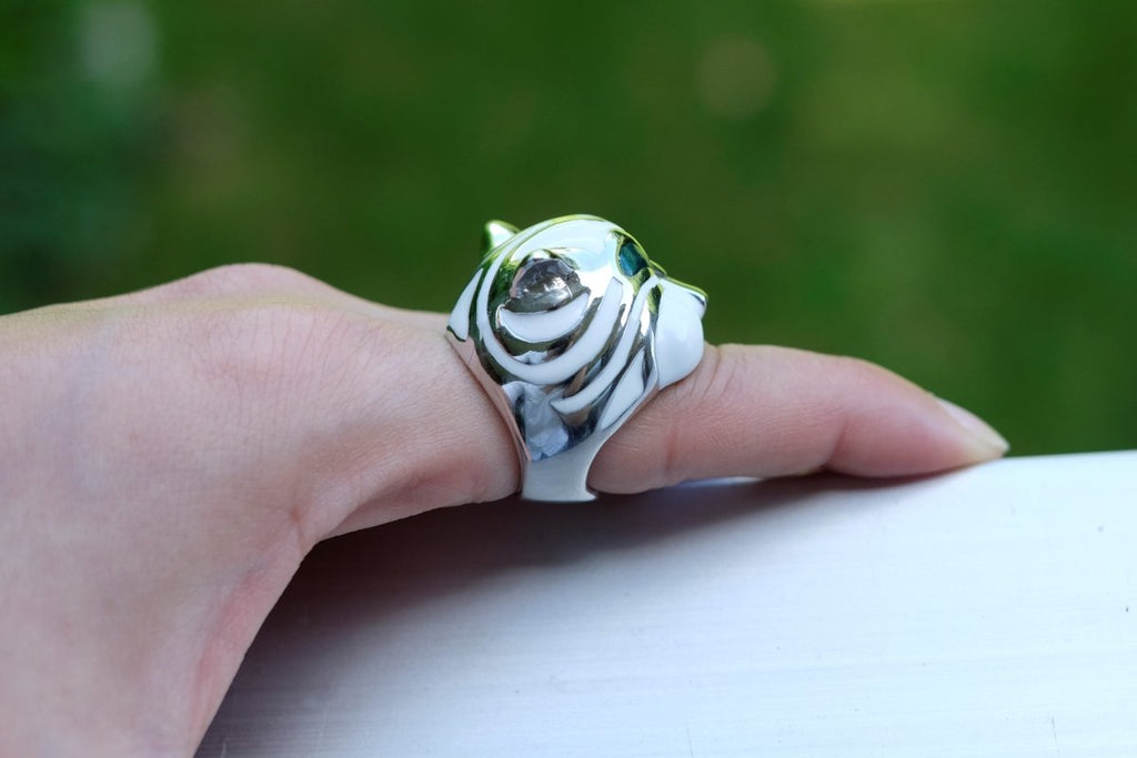 AnimazulEleonora VariniEleonora Varini - Silver Tiger Ring