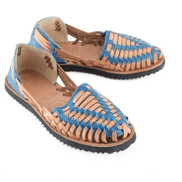 AnimazulIx StyleIX Style - Classic Leather Woven Huarache Sandals (in different colors)